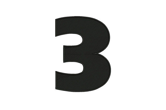 Bold Number 3 Embroidery Review for Apparel