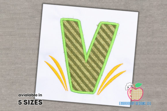 Letter A with Grass Applique: A Designer's Review