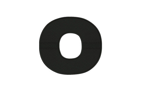 Letter O: A Versatile Embroidery Design for Back to School