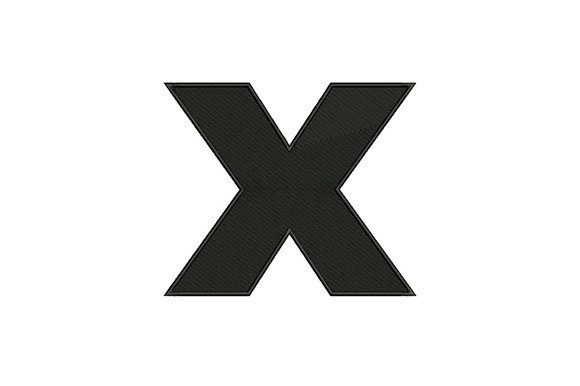 Letter X: A Professional Embroidery Design Review