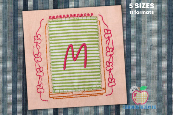 Notebook Floral Design Applique for Kids Review