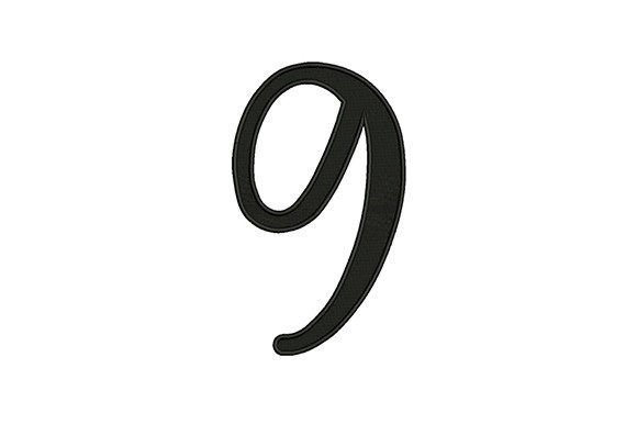 Reviewing 9 Number: A Practical Embroidery Design Test
